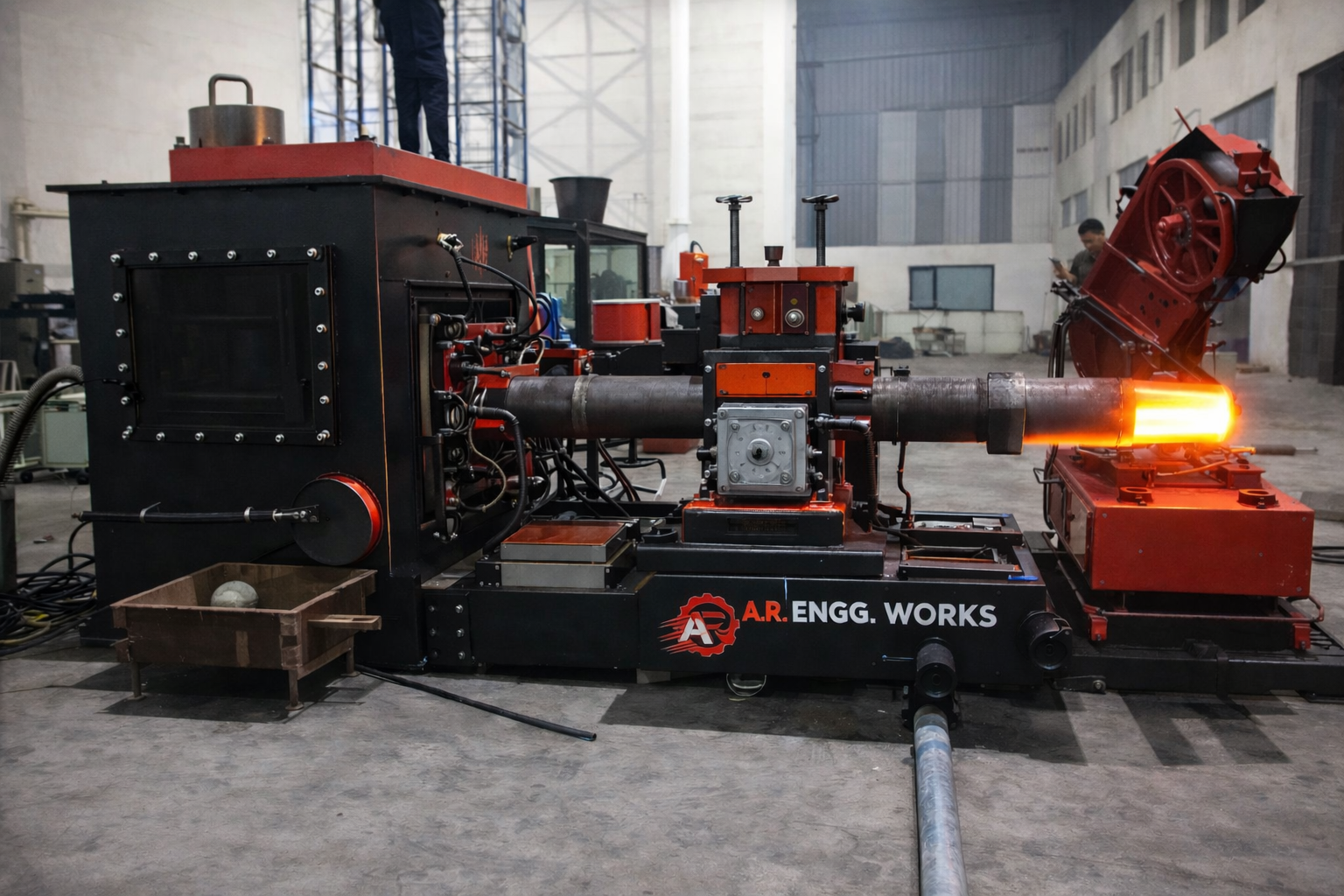 horizontal continuous casting machine